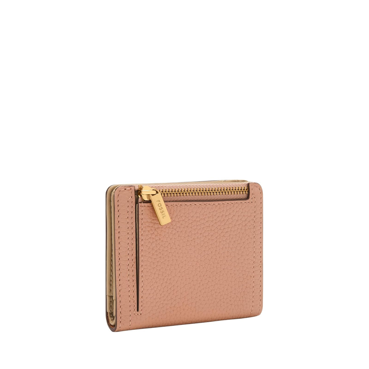 Cartera plegable Fossil Logan de piel en color rosa para mujer