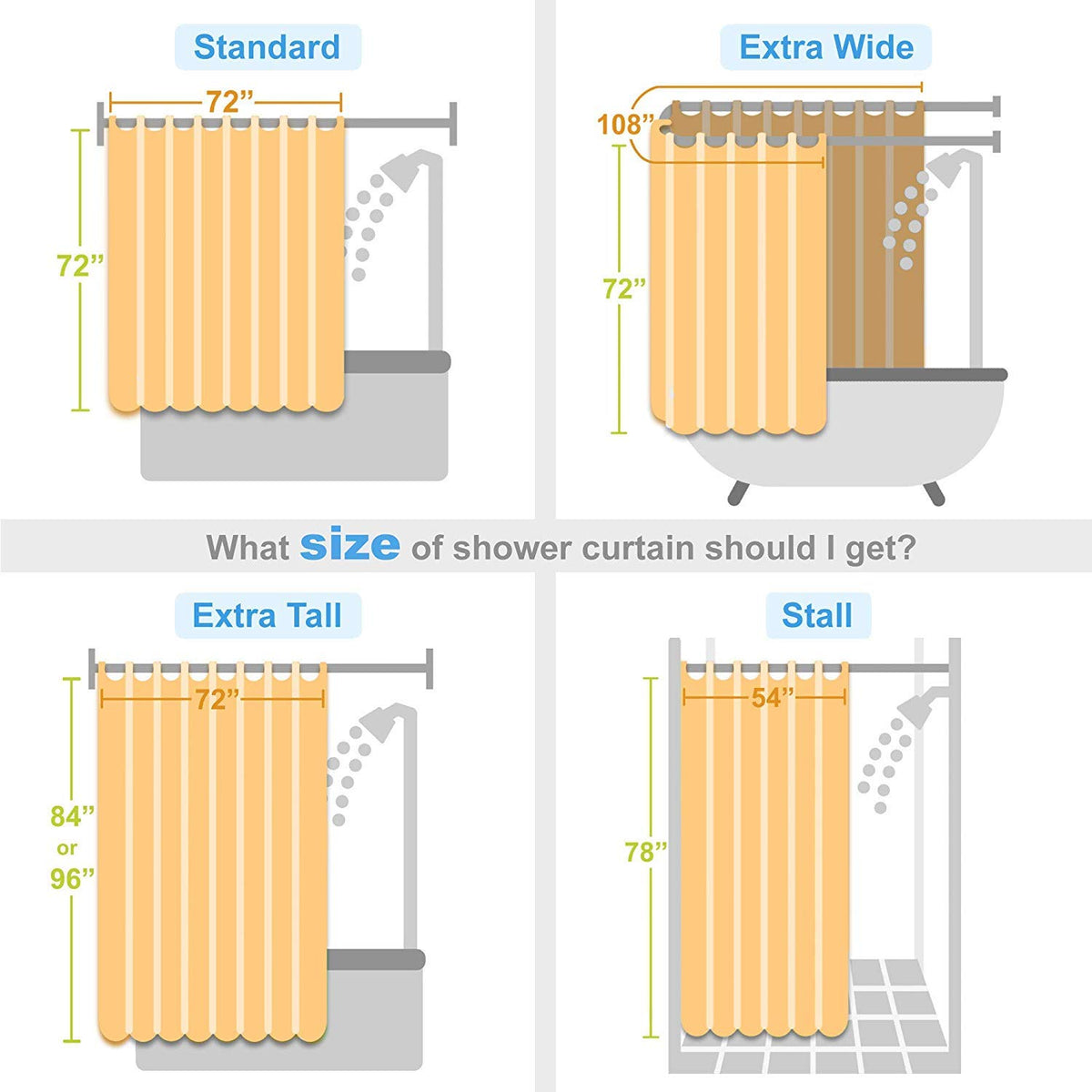 Madison Park MP70-2319 Shower Curtain, Coral