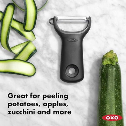 OXO OXO Good Grips Prep Y-Peeler, Stainless Steel, Black,