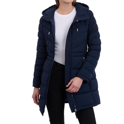Tommy Hilfiger Every Day Essential Long Lightweight Coat Plegable largo Mujer