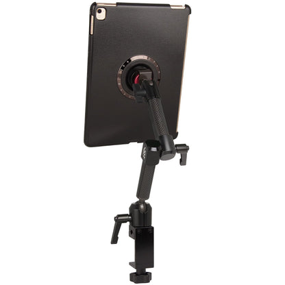 The Joy Factory Montaje para Porta Vasos Compatible con iPad Mini - iPad Pro 9.7" and iPad Air 2 - Montaje de brazo dual con abrazadera en C