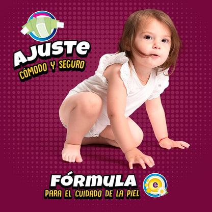 Kiddies Antifugas Pañal Talla 7 XXG Grande 160 pañales