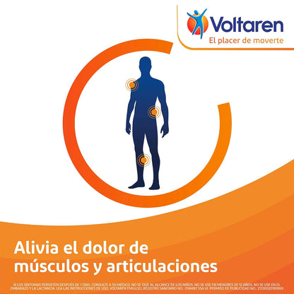Voltaren 24h Parches, Diclofenaco 30mg, Reduce la Hinchazón e Inflamación, 3 Pack 5 Parches cada