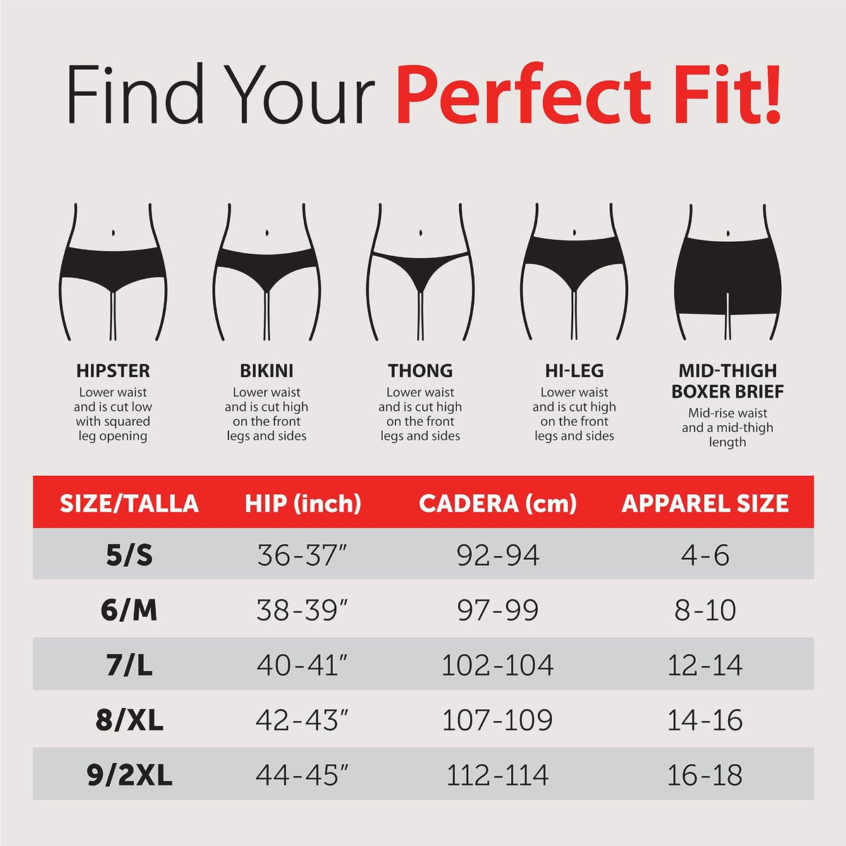 Hanes Originals - Paquete de Calzoncillos Tipo Calzones de algodón elástico a la Mitad del Muslo, a la Moda, Paquete de 4 Ropa Interior para Mujer