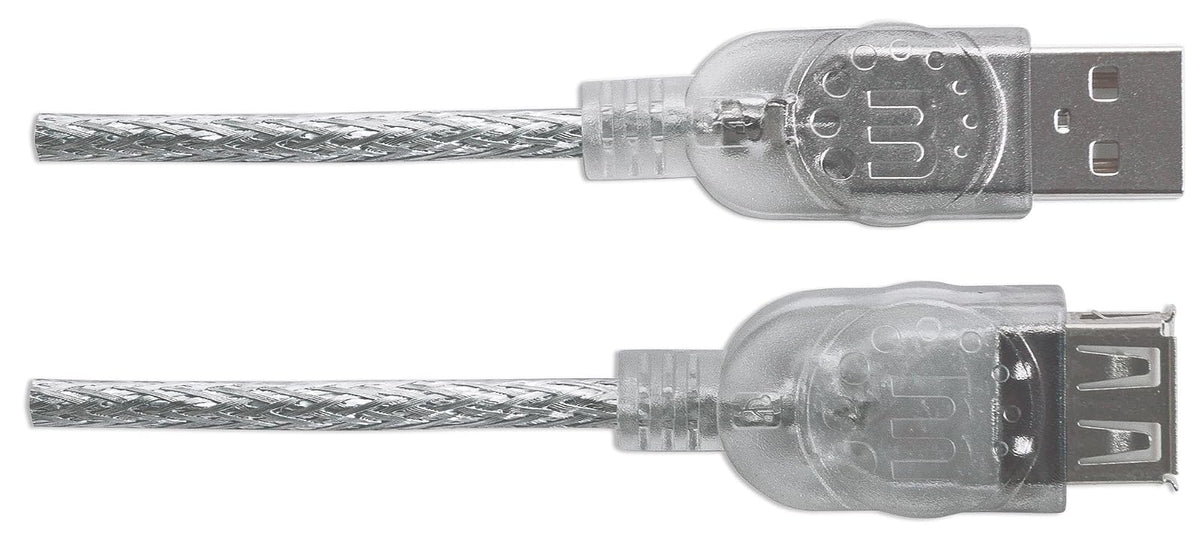 Manhattan CABITL035 Cable USB - Extension - 3 M, USB A, USB A, Macho/Hembra, Color Pack of/Paquete de 1