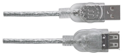 Manhattan CABITL035 Cable USB - Extension - 3 M, USB A, USB A, Macho/Hembra, Color Pack of/Paquete de 1