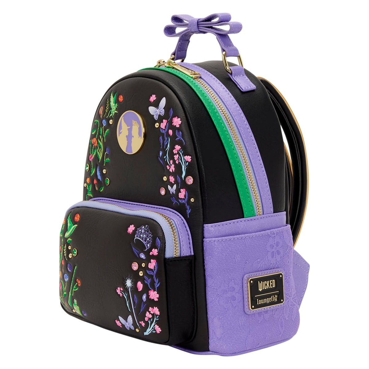 Mini Mochila de Flores y Encaje de Glinda y Elphaba de Universal Wicked de Loungefly