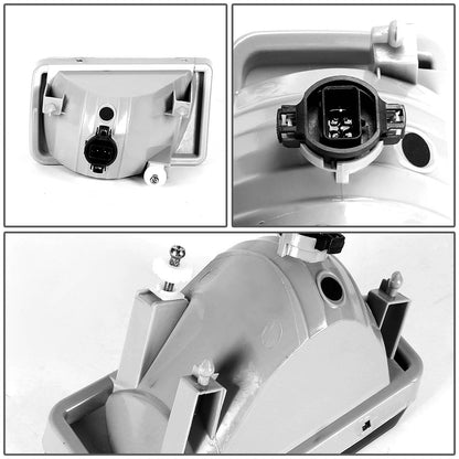DNA Motoring FL-ZTL-111-CH Luz Antiniebla para Parachoques Delantero para Escalade, Avalanche y Silverado 2007-2015, Cromado