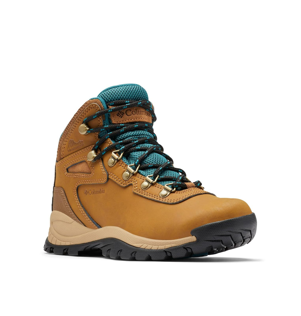 Columbia Newton Ridge Plus Bota de Senderismo Impermeable para Mujer - 24.0 cm - 2024 Elk - River Blue