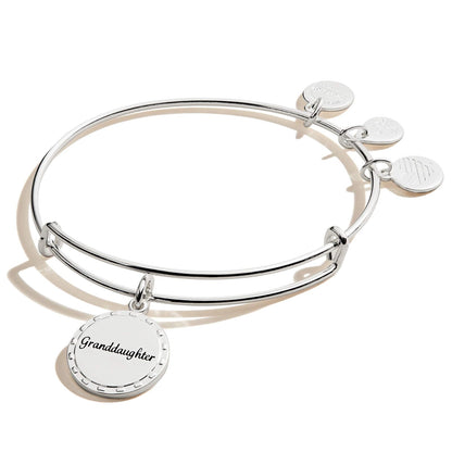 Alex and Ani - Pulsera de alambre expandible para mujer, con acabado brillante de plata envejecida, de 2 a 3.5 pulgadas, Expandable, Metal, Sin gemas.
