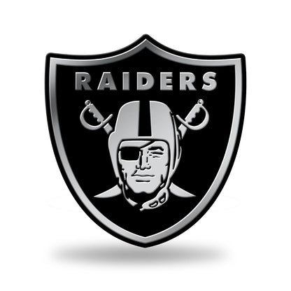 Rico Industries Emblema Moldeado para Auto NFL - Oakland Raiders