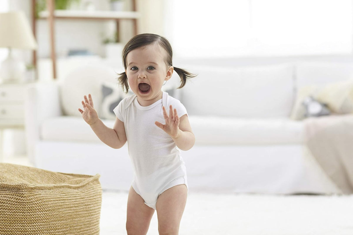 Onesies Brand Paquete de 8 mamelucos de manga corta para mezclar y combinar Conjunto de playera para bebés y niños pequeñosbebés niños