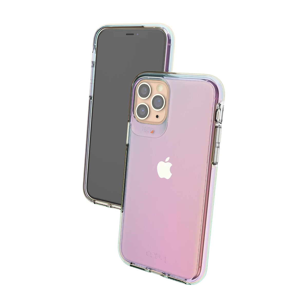Gear4 ZAGG Crystal Palace Iridescent Compatible con iPhone 11 Pro, protección Avanzada contra Impactos con tecnología D3O integrada, Anti-amarilleo, Cubierta de teléfono – Iridiscente