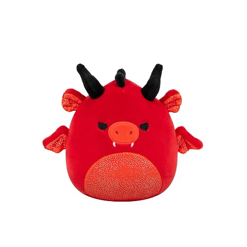 Squishmallows Original Dragon - Paquete de 4 - Peluche Oficial de Jazwares (pequeño) (Exclusivo de )