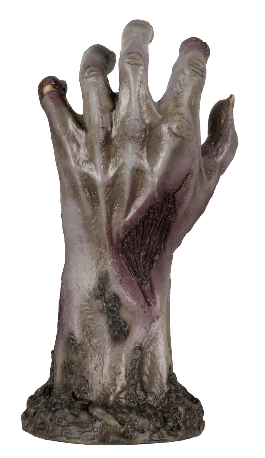Ghoulish Productions Decoración De Látex Purple Risen Hands, Decoración De Mano Zombie, Adorno Halloween Zombie, Figura Terrorifica para Jardín