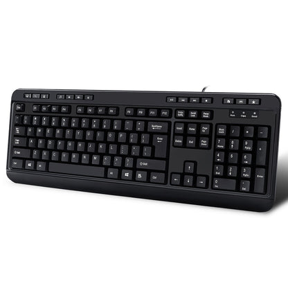 Adesso AKB-132HB- Multimedia Desktop Keyboard with 3-Port USB Hub