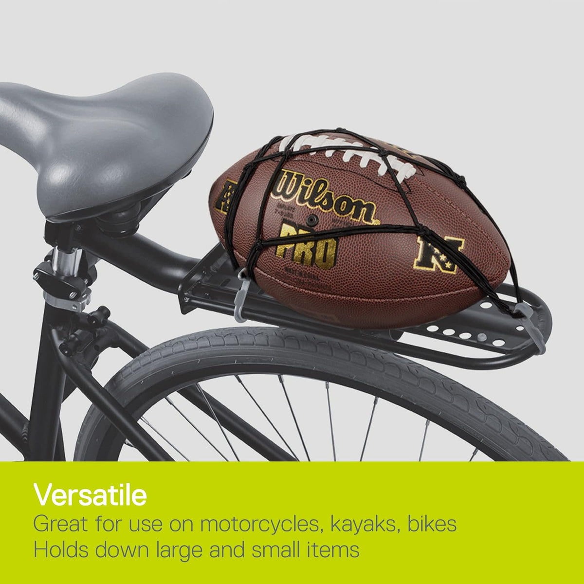 Delta Cycle - Portabicicletas y Redes de Carga – de Almacenamiento Traseros para y – Seguro, Ajustable y fácil de Instalar