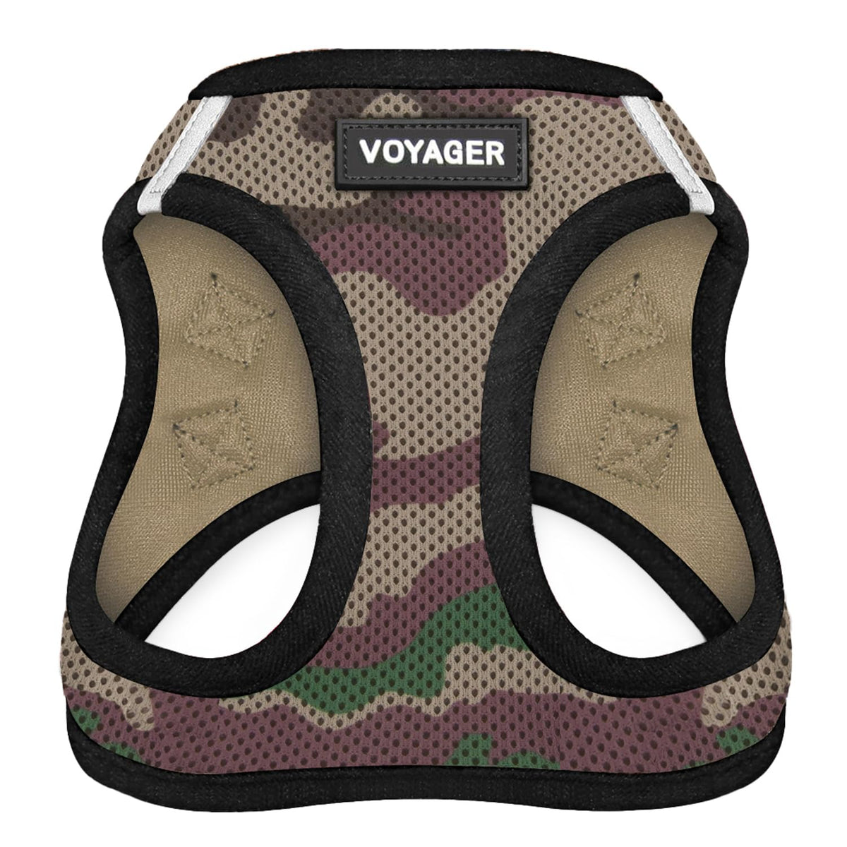 Best Pet Supplies Arnés Voyager Step-In Air para Perro, Todo Clima - S (Chest: 14.5 - 16") - base del ejército