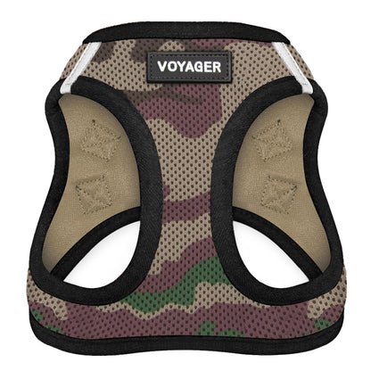 Best Pet Supplies Arnés Voyager Step-In Air para Perro, Todo Clima - S (Chest: 14.5 - 16") - base del ejército