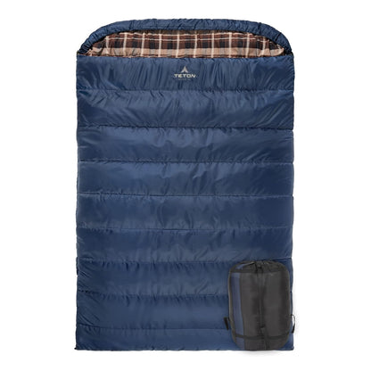 Teton Sports Mammoth, Bolsa de Dormir para Dos, se Incluye un Saco para Guardar Gratis