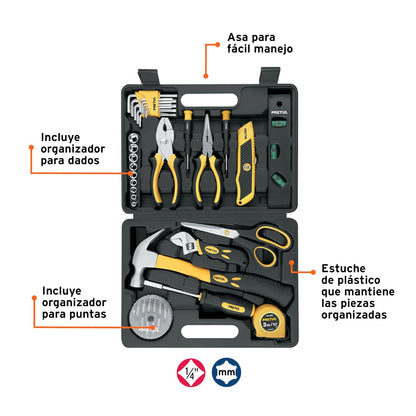 Pretul SET-42 Juego de herramienta, 42 piezas, Comfort Grip, Pretul