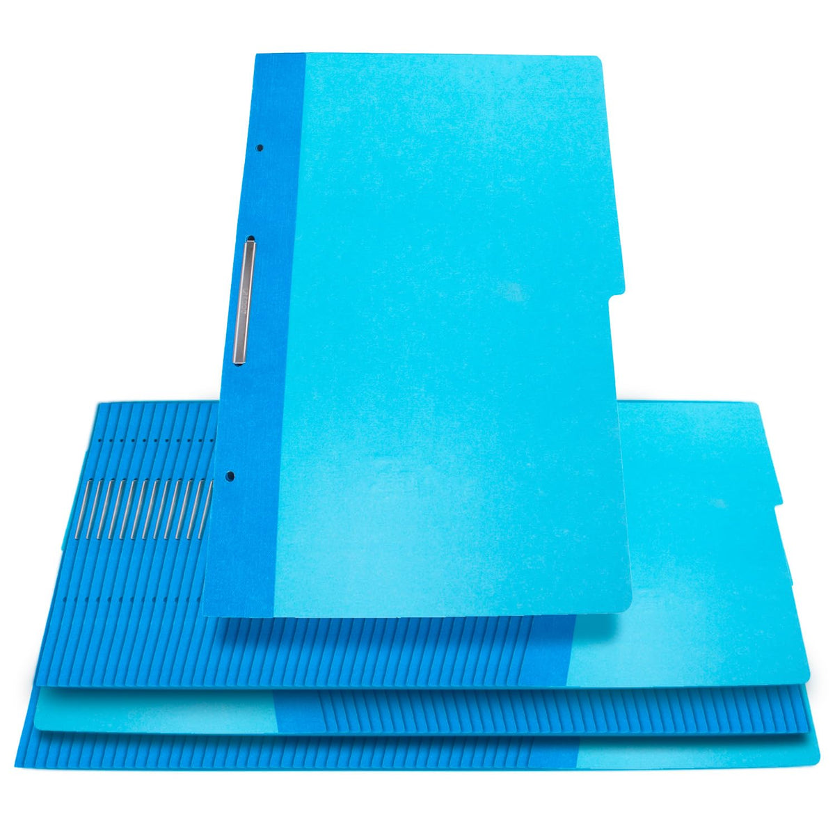 Wilson Jones Carpeta Reforzada con Broche Acopress, Oficio, 300 Hojas, Azul, 120 Piezas