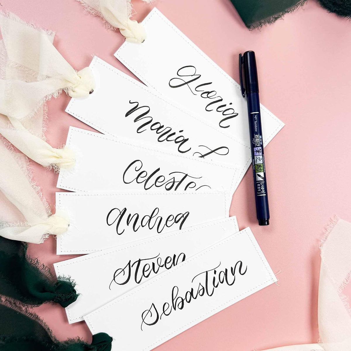 Tombow 62038 Fudenosuke Bolígrafo de pincel, paquete de 2 Punta suave y dura, Negro, Paquete de 3, 1, 3
