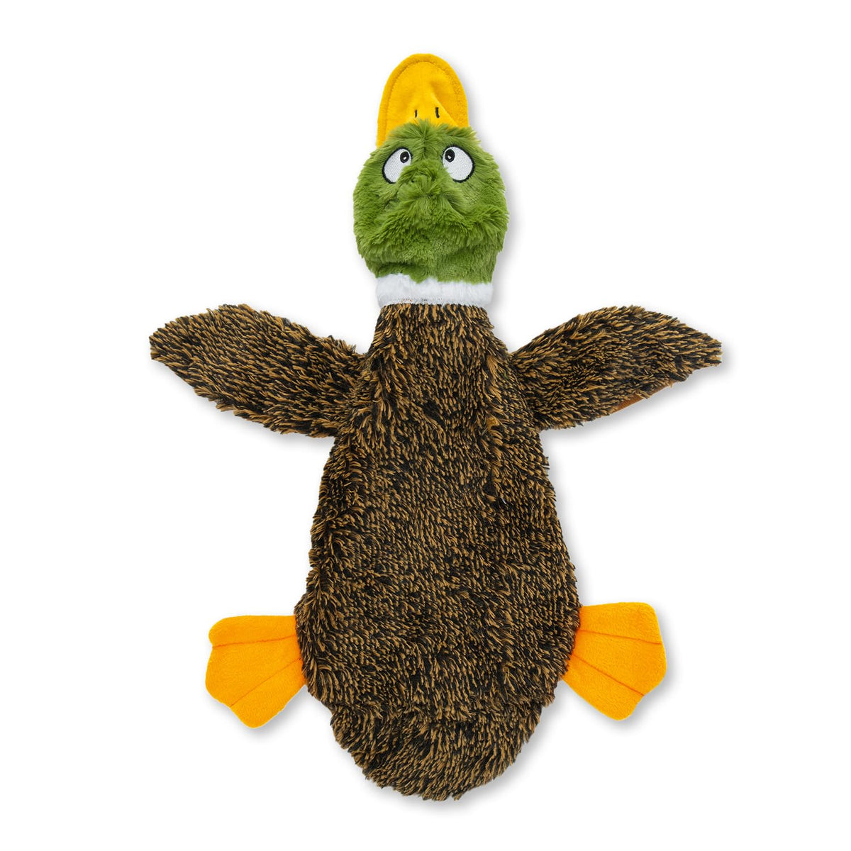Best Pet Supplies - Juguete Divertido para Perro sin Relleno, 2 en 1, diseño de Pato Salvaje, Grande