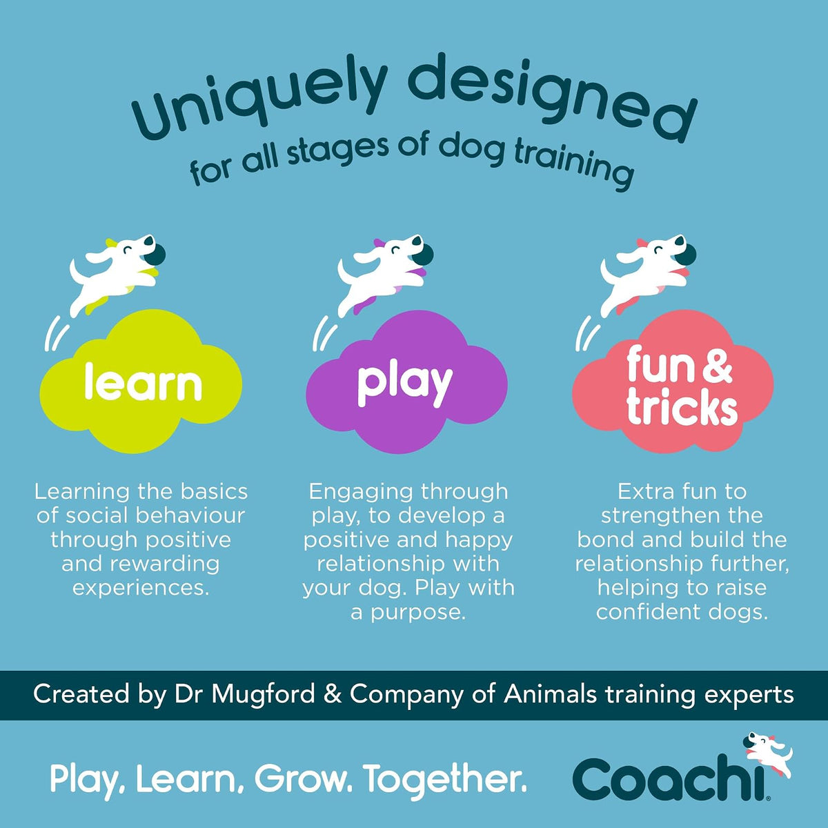 Company of Animals Coachi Target Stick, Telescopic Design with Large Ball for Target, Dog Accessory for Clicker & Agility Training, Teach Commands and Tricks