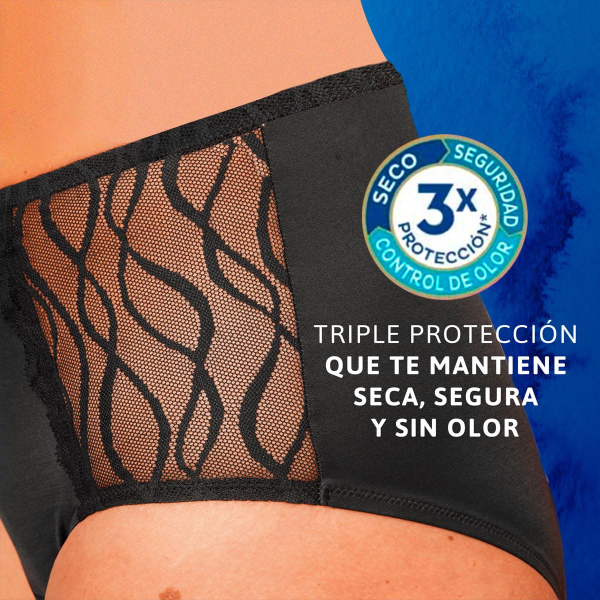 Tena Ropa Interior Lavable Corte Clásico Beige, Talla Mediana