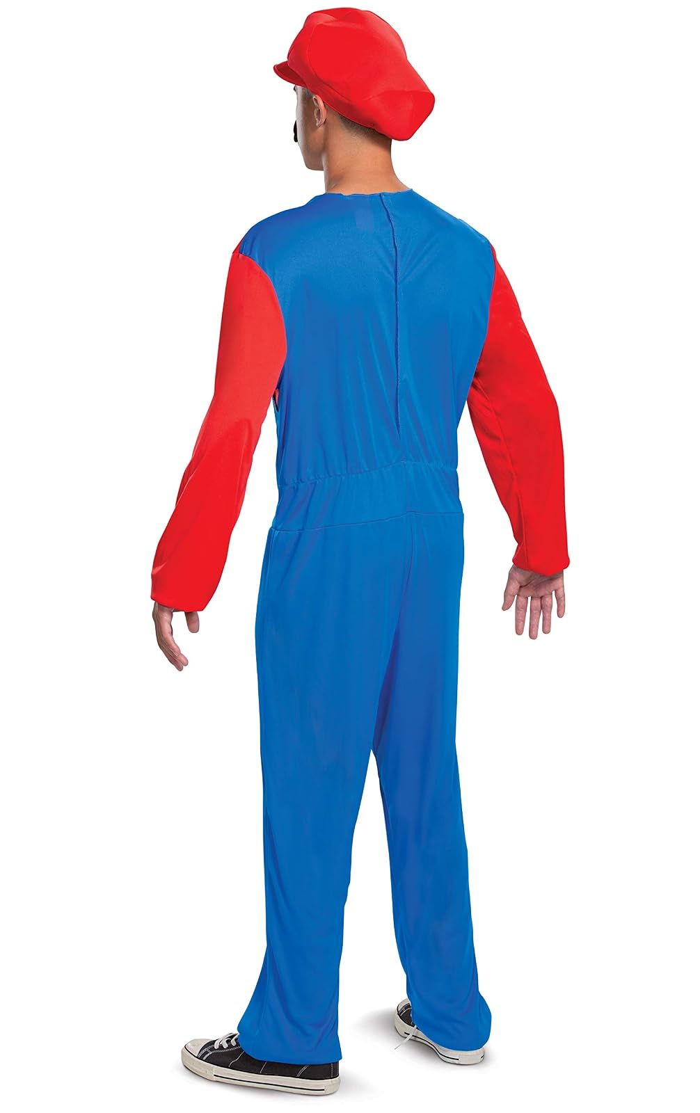 Disguise Disfraz oficial de Mario de Nintendo Super Mario Bros para adultos con sombrero y bigote Disfraces de tamaño adultoHombre