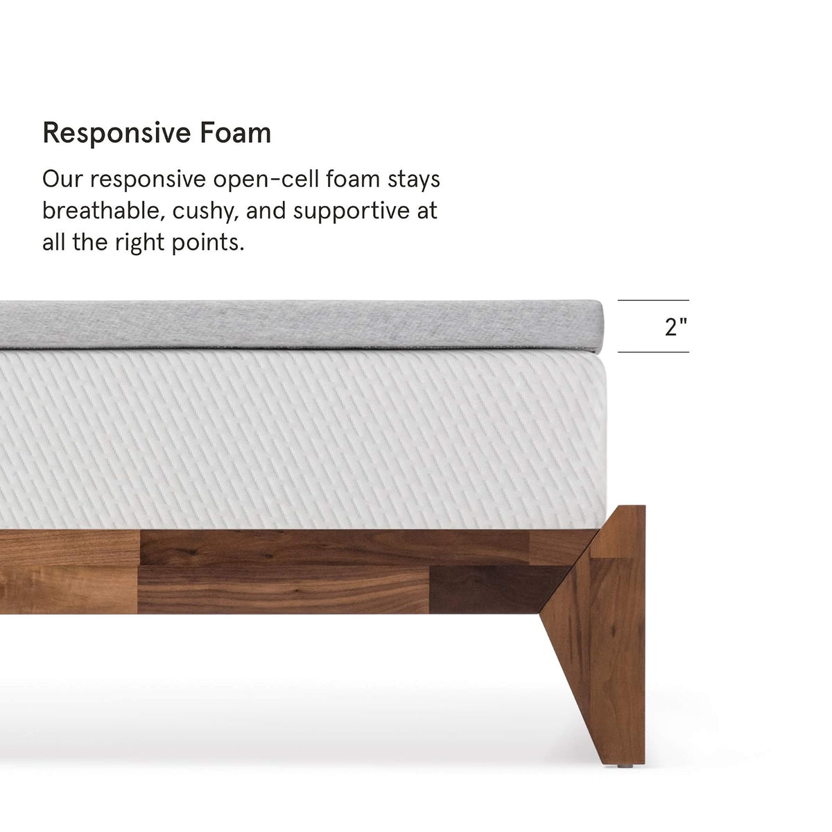 TUFT & Needle - Twin 2 Inch , Supportive Adaptive Foam Mattress Topper, CertiPUR-US