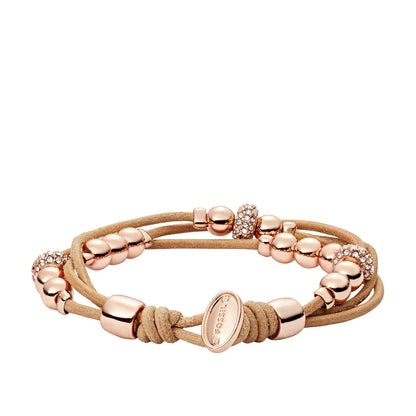 Fossil Pulsera de Latón para Mujer