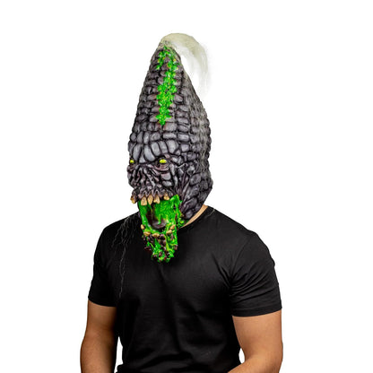 Ghoulish Productions Máscara De Látex Huitla, Accesorio Látex Cosplay Monstruo Míaz Vegetal Radioactivo, Disfraz Aterrador para Halloween y Fiestas Temáticas, Cosplay Radioactivo, Diseño Artesanal