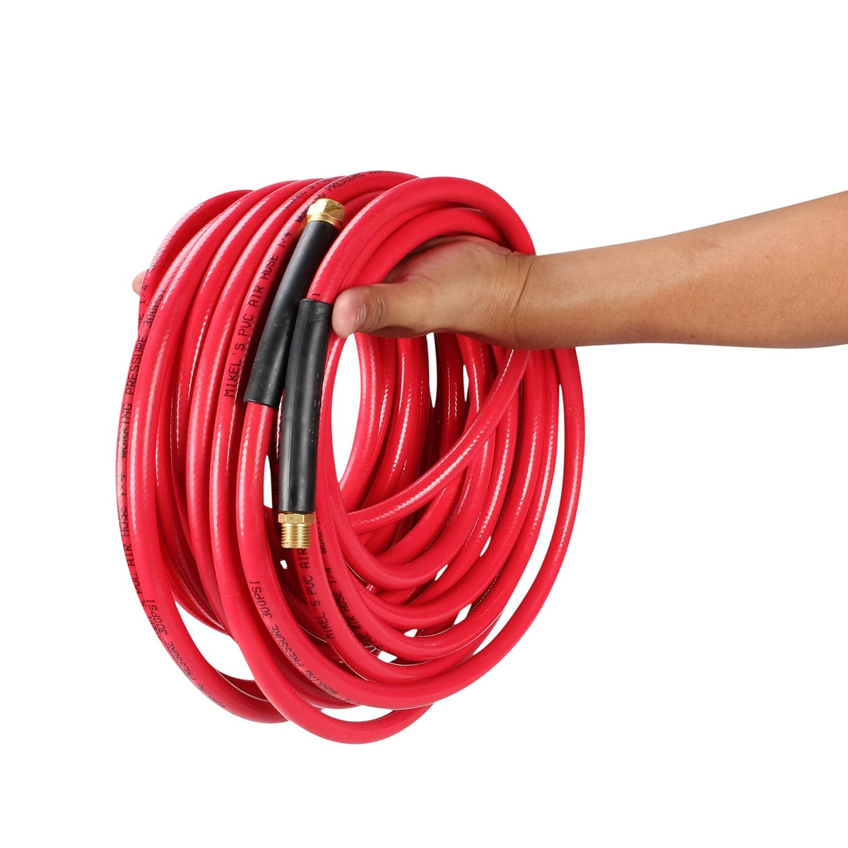 Manguera de PVC para aire a presión 1/4” x 15 m conexión 1/4” NPT