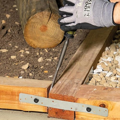 Klein Tools 32753SD SDS Desarmador de demolición, puntas de cincel plano y de bala, uso con rotomartillo y barras de palanca de mano, 3 piezas