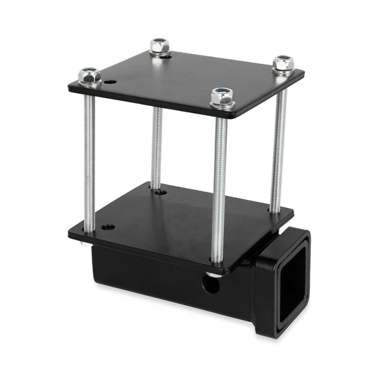 Camco Eaz-Lift - Enganche de Parachoques para Caravana y Caravana, Ideal para , estantes de Carga y más, se sujeta a Parachoques Cuadrados de 4 Pulgadas, no Requiere perforación para