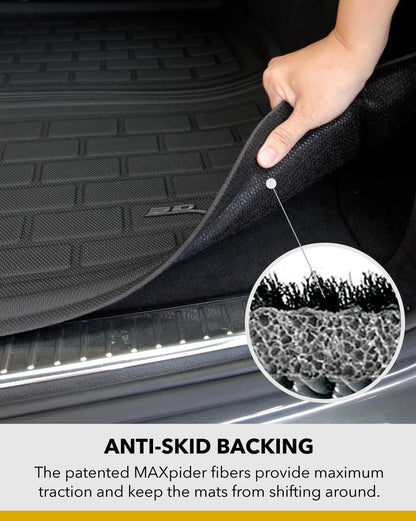 3d maxpider carga Custom Fit all-weather Floor Mat para determinados Subaru XV Crosstrek Modelos - Kagu hule, Bronceado