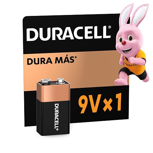 Duracell Pila Alcalina 9V - Pack x1 Dura Más