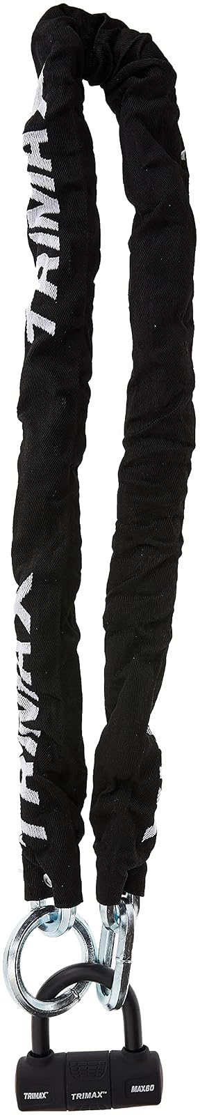 Trimax THEX5060 Juego Combinado - THEX Super Chain 5' x 11mm + MAX60 Disco U-Lock