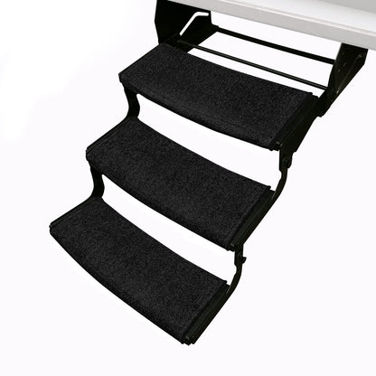Prest-O-Fit 784940 - Paquete de 3 alfombras envolventes de Radio para Caravana, 2-4049, Color Negro, 22 Pulgadas Ancho