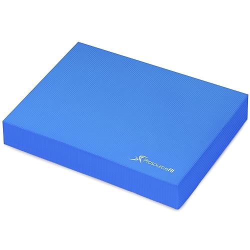 ProsourceFit - (39 x 33 cm, almohadilla de equilibrio unisex adulto, azul, 32 cm de largo), 39 x 33 cm