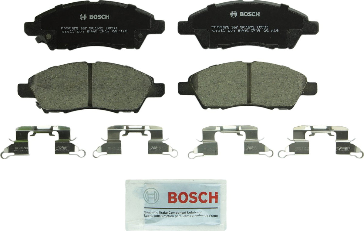 Bosch QuietCast Premium Pastillas de Freno Cerámicas - Frente - 1592 - 1500-1599