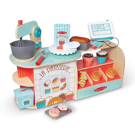 Melissa & Doug Panadería La Patisserie, Juguete de Madera (39 Piezas) - Certificados FSC