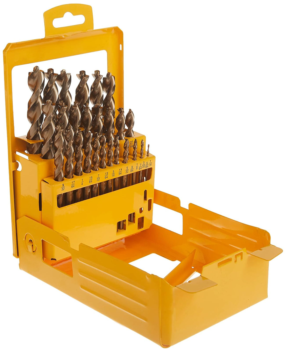 DEWALT DW1969 29 Piece Pilot Point Twist Drill Bit Assortment with Metal Index