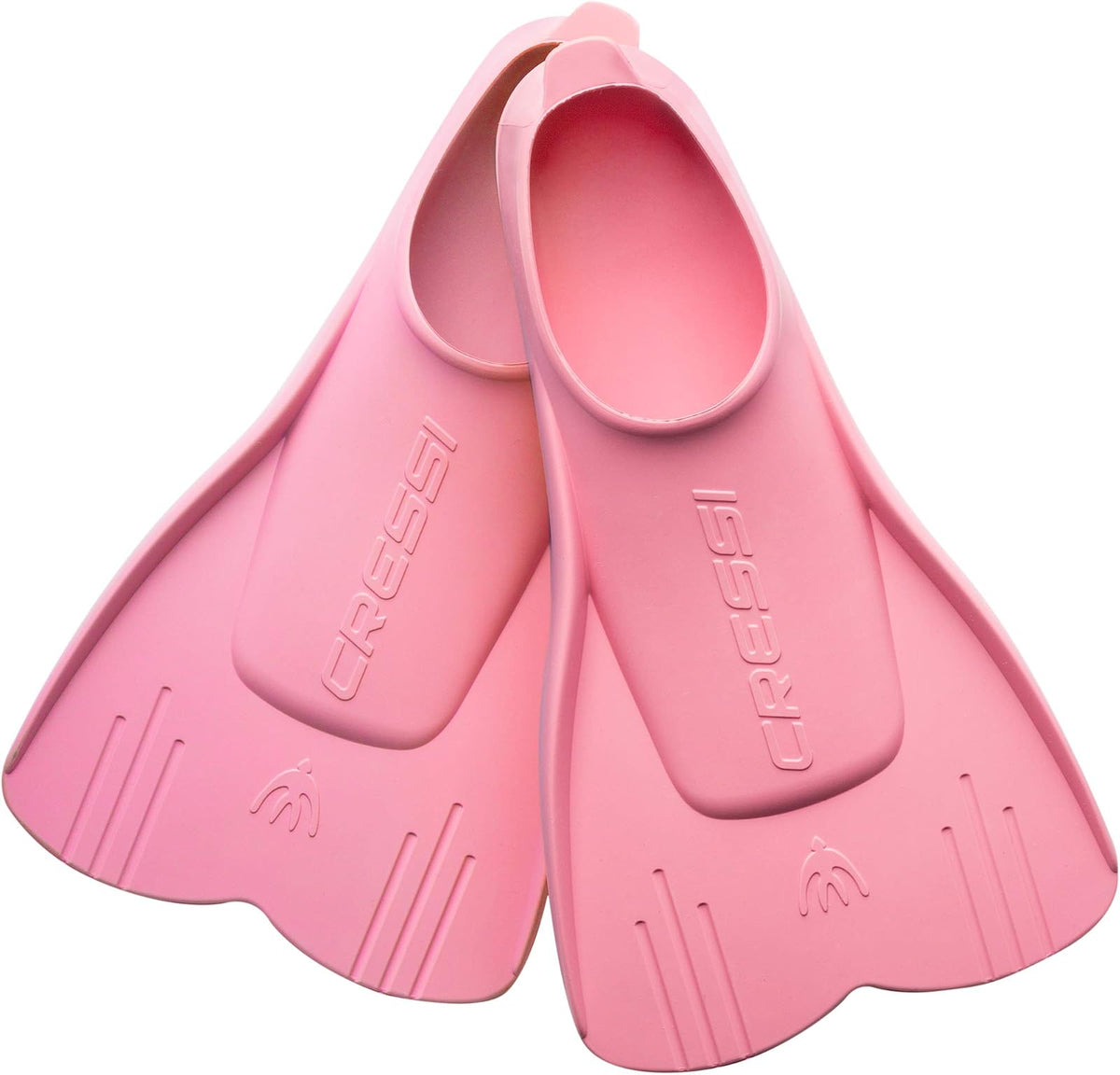 Cressi - Aletas flotantes Cortas para Aprender a Nadar, para niños de 1 año en adelante, Mini luz: diseñadas en Italia - Rosado - EU 23 - 24 | US Kid 6 - 7.5 (age 1 - 2)