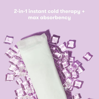 Frida Mom 2-in-1 Postpartum Absorbent Frida Mom Postpartum Perineal Ice Maxi Pads | Instant Cold Therapy Packs and Absorbent Maternity Pad in One Ready-to-use Padsicle for After Birth