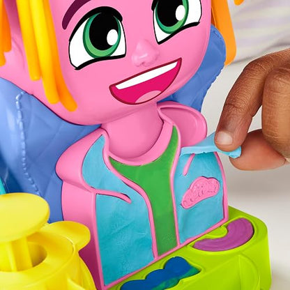 Play-Doh Hasbro Peluquería con Estilo - Kit de Manualidades de Peluquería, con Accesorios y 6 latas de Compuesto de Modelado para niños y niñas a Partir de 3 años