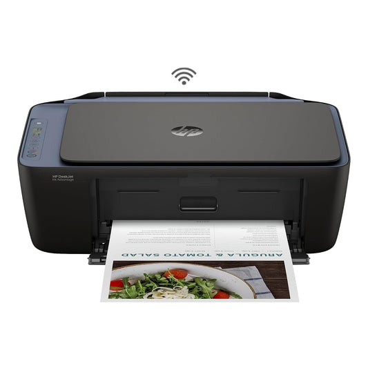 HP Impresora Multifuncional DeskJet Ink Advantage 2975, Todo-en-Uno, Color, WiFi, Imprime App, Impresión, Copia, Escaneado (AJ4Y5A) - Nuevo Modelo