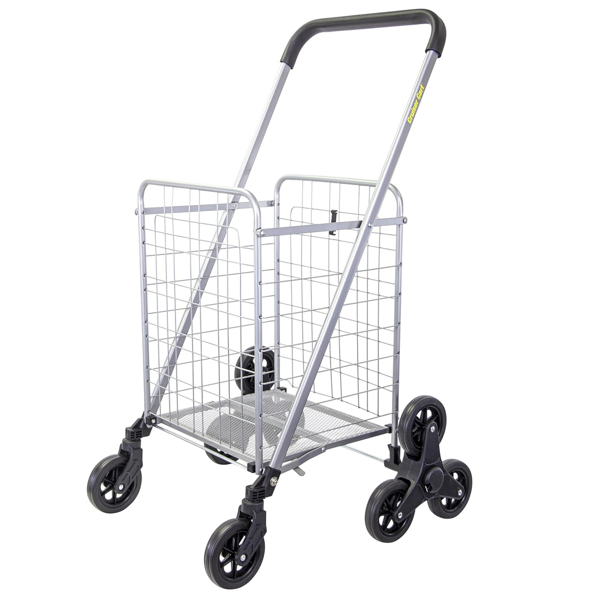 dbest Products - Cesta Plegable para Ropa Sucia con Ruedas, Plegable, compacta, Ligera, Color Plateado